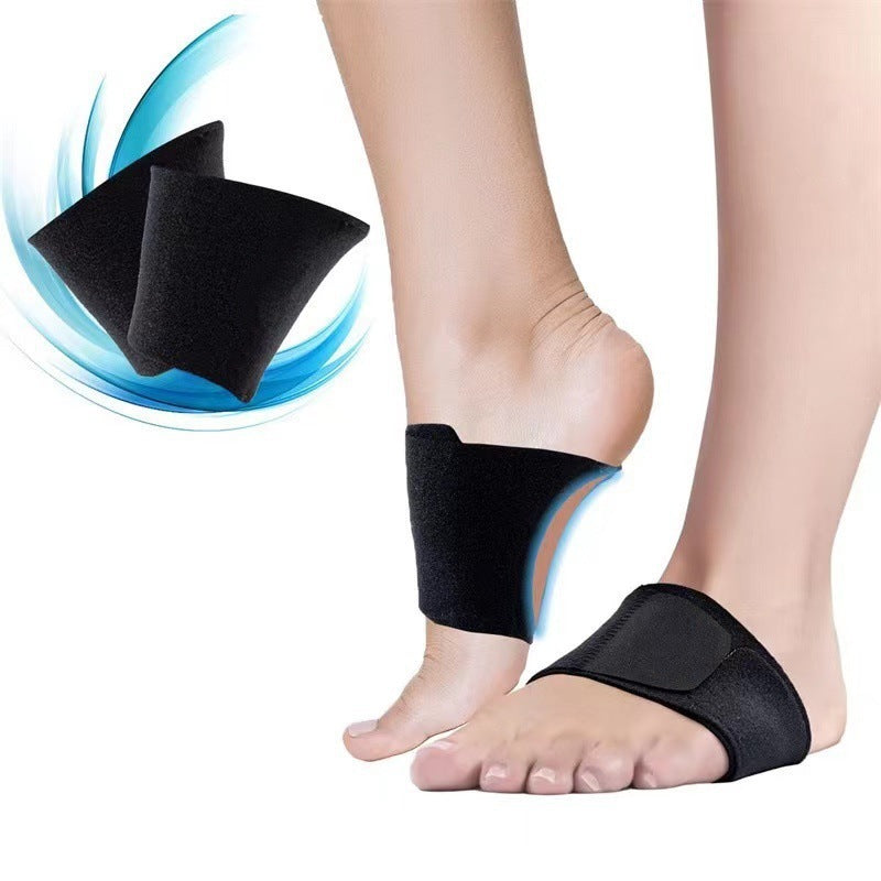 portable foot arch support belt for comfort and stability during physical activities.