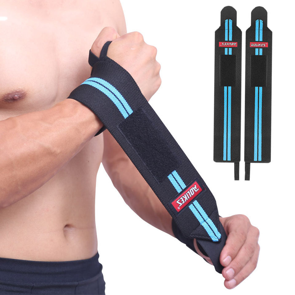 Fitness Wristband Boxing Student Compression Bandage - Black Blue