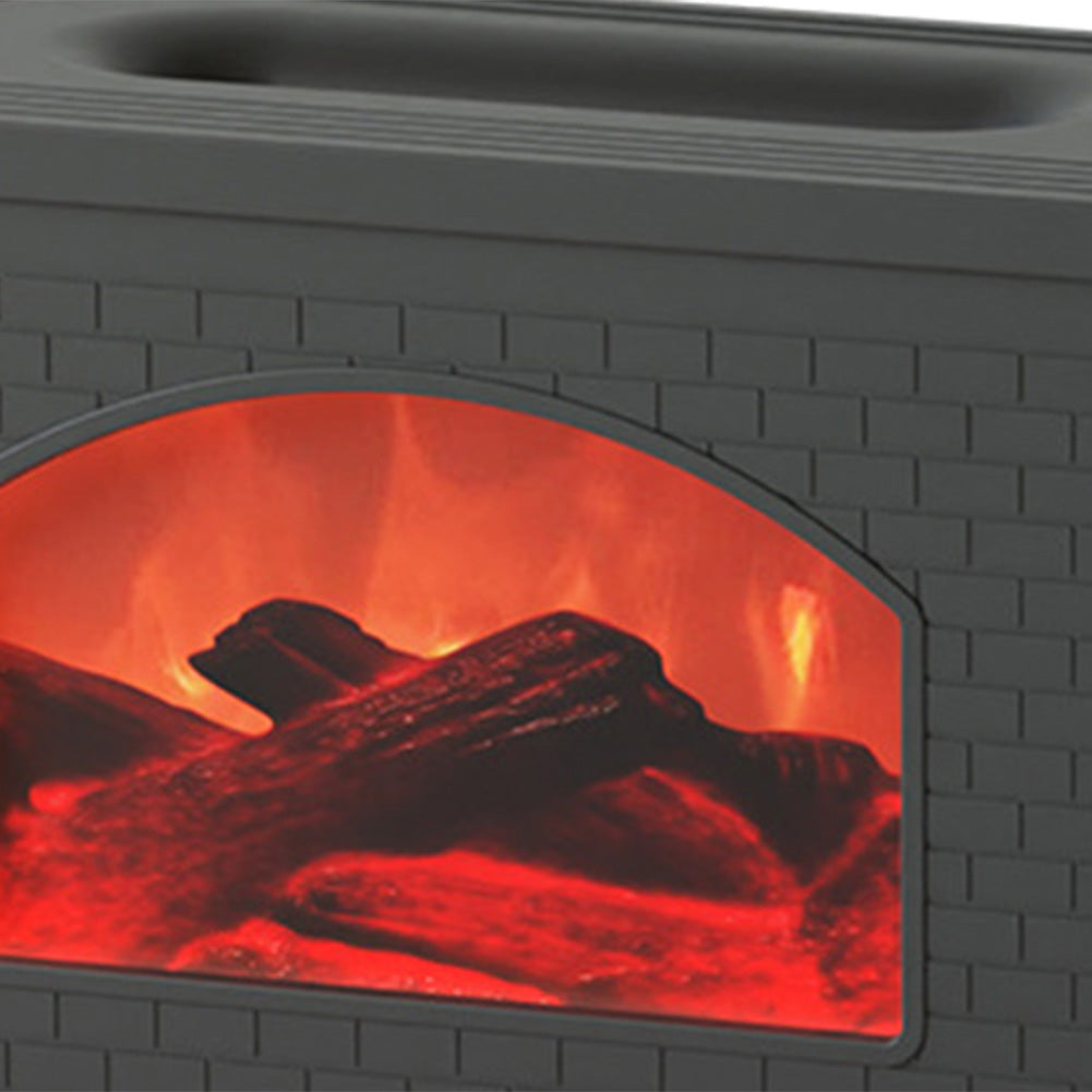 Simulated Fireplace Air Humidifier realistic flame close-up