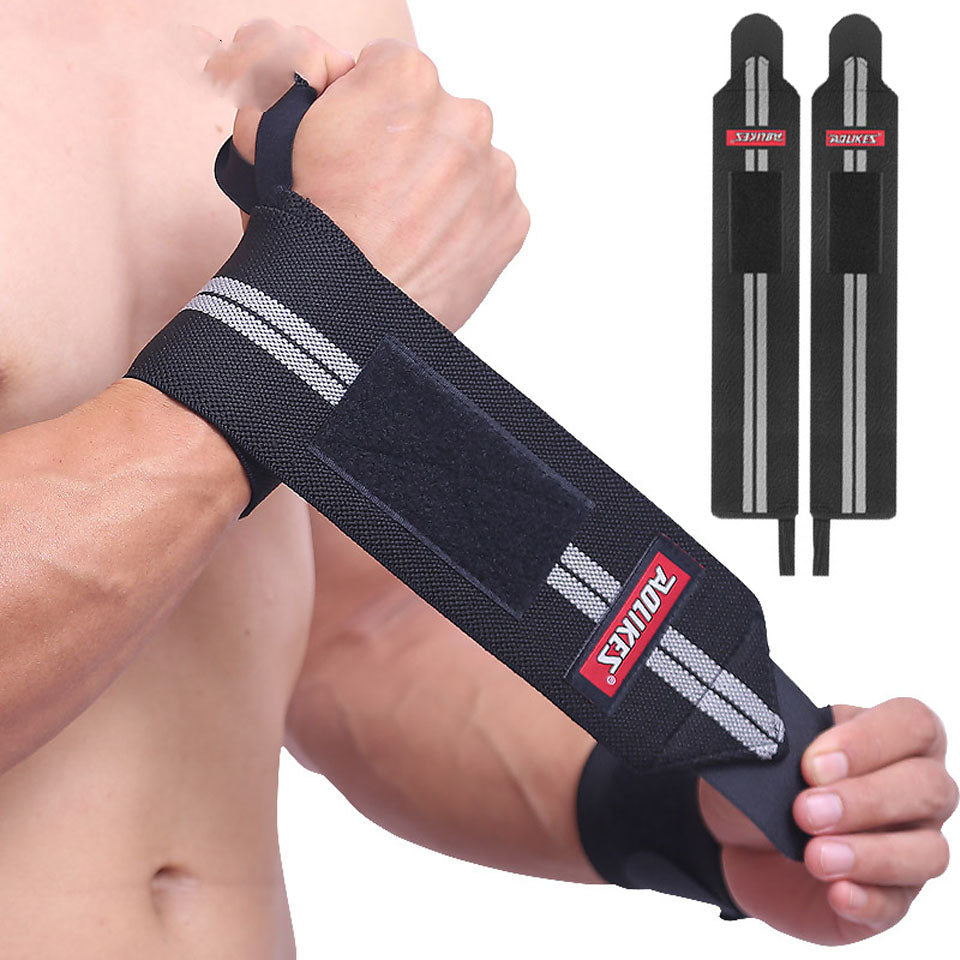 Fitness Wristband Boxing Student Compression Bandage - Black Gray
