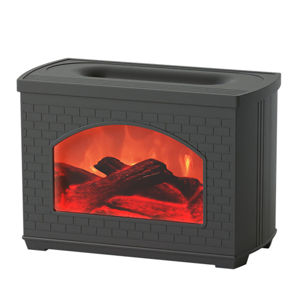 Simulated Fireplace Air Humidifier black model with LED flame