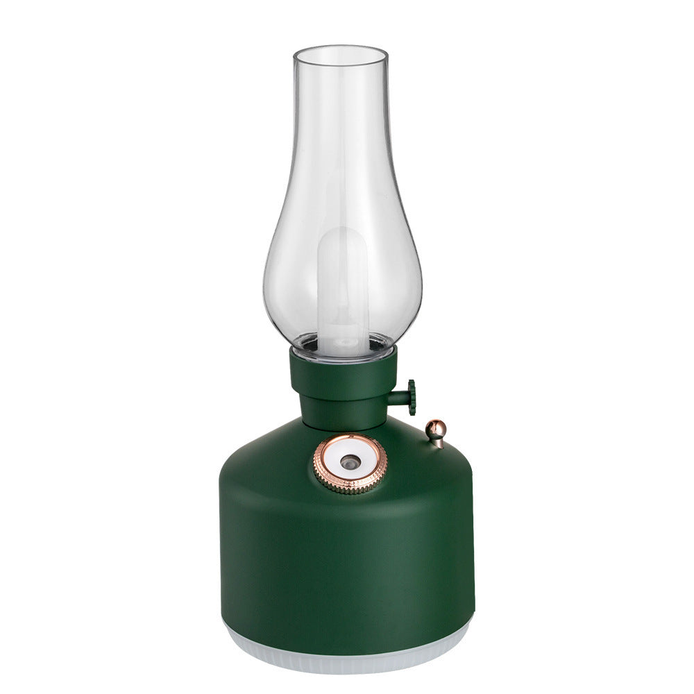 Retro Kerosene Light Humidifier green kerosene lamp style