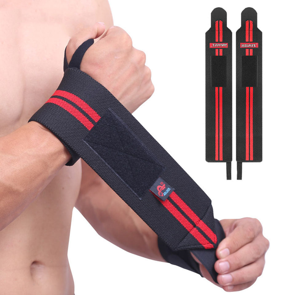 Fitness Wristband Boxing Student Compression Bandage - Black Red