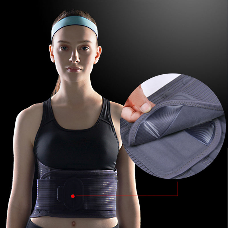 Athletic waist support belt for four season comfort